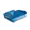 Mikroplyšová deka, 150 x 200 cm, modrá vločka