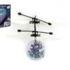 Vrtulníková koule plast 13x11cm s USB kabelem na nabíjení v krabičce