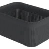 ROTHO Úložný box BRISEN, 4,5 L, plast, černý